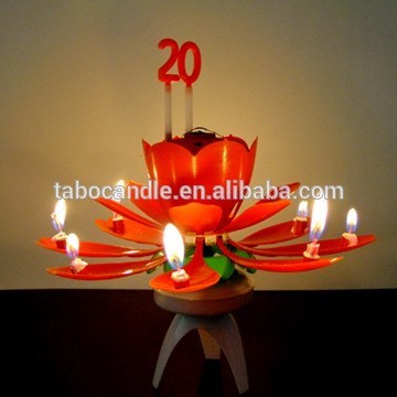 rotating musical birthday candles wholesale