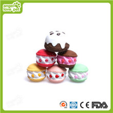 Realstic Samll Cake Shape Vinly Dog Toys, Pet Toy
