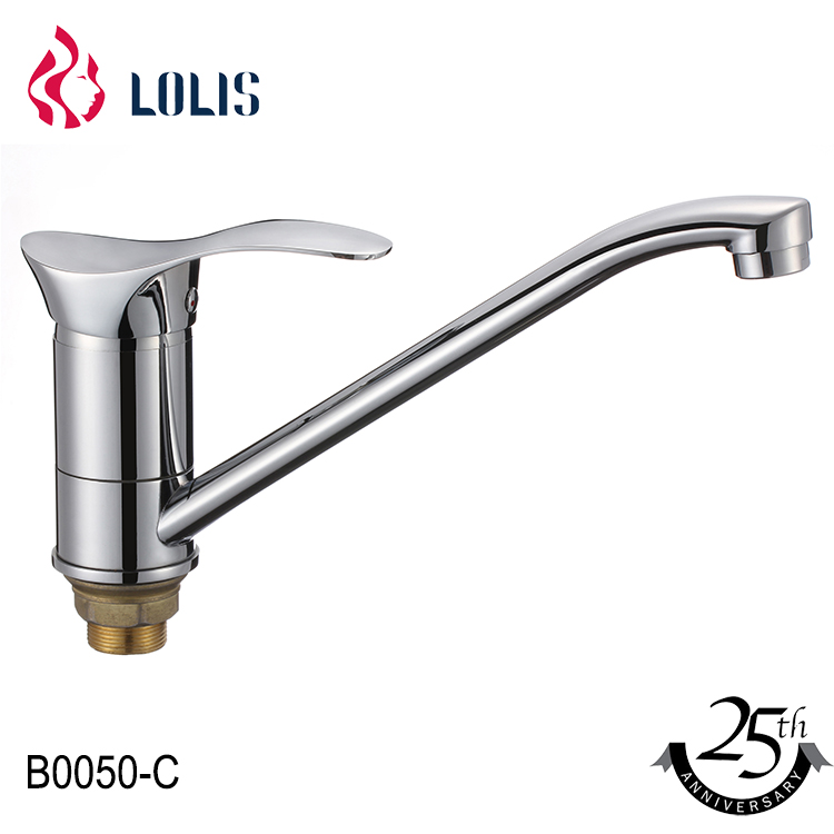 B0050-C Zinc material 40mm long neck tap sanitary sink kitchen faucet