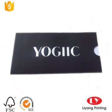 Black Envelope for Gift Card Packaging
