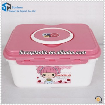 Portable Plastic Storage Box With Lock