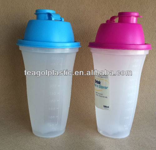 Plastic shaker bottle 500ml TG20151