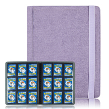 Large Capacity Purple Card Storage Folder