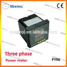 Three phase power meter PY96 using AC Sampling Technology