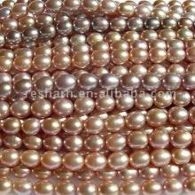 Lavender Rice Pearl Strands