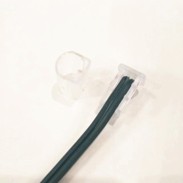 Zip Cord Termination Caps for Outdoor Christmas Light Wire 18AWG SPT-1W