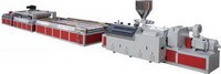 PVC wood plastic wide door board extrusion line