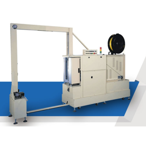 Reggiatrice per pallet completamente automatica con tenuta laterale