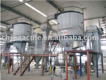 Water solvent spray drying and granulation equipment