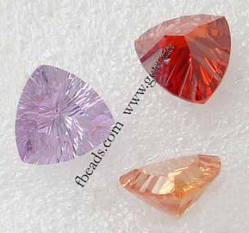 Gets cubic zirconia faceted rings