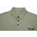 Men's Melange Slub Jersey Short Sleeve Polo