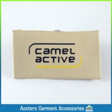 custom apparel stitched fabric woven labels