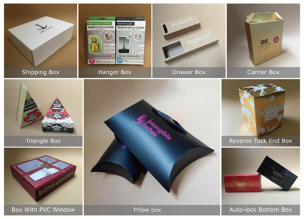 Popular wholesale foldng cosmetic packaging paper custom pink lipgloss boxes