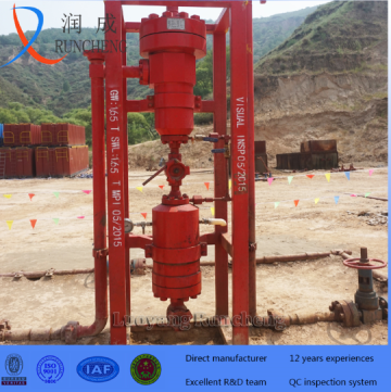 gas field hydrocyclone grit separator desilter desander grit removal equipment