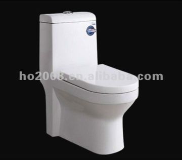 Bathroom Sets Sanitary Ware Ceramic Siphonic/ Washdown One-piece Toilet HO-8042