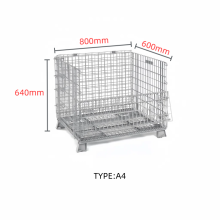 Industrial Stackable Foldable Mesh Storage Containers