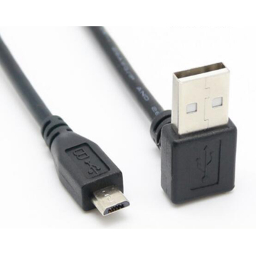 USB A Male Down Angled to Micro USB