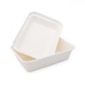 Takeaway 500ml/750ml/1000ml Biodegradable PLA Kraft Paper Food Box Salad Box Salad Bowl