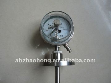 customized OEM bottom stainless steel remote control bimetallic thermometer