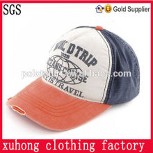 factory price stone washed fitted casual denim baseball cap