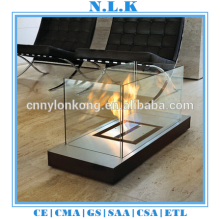 high quality freestanding indoor bio Ethanol fireplace insert CE certificate indoor bio ethanol table fireplace