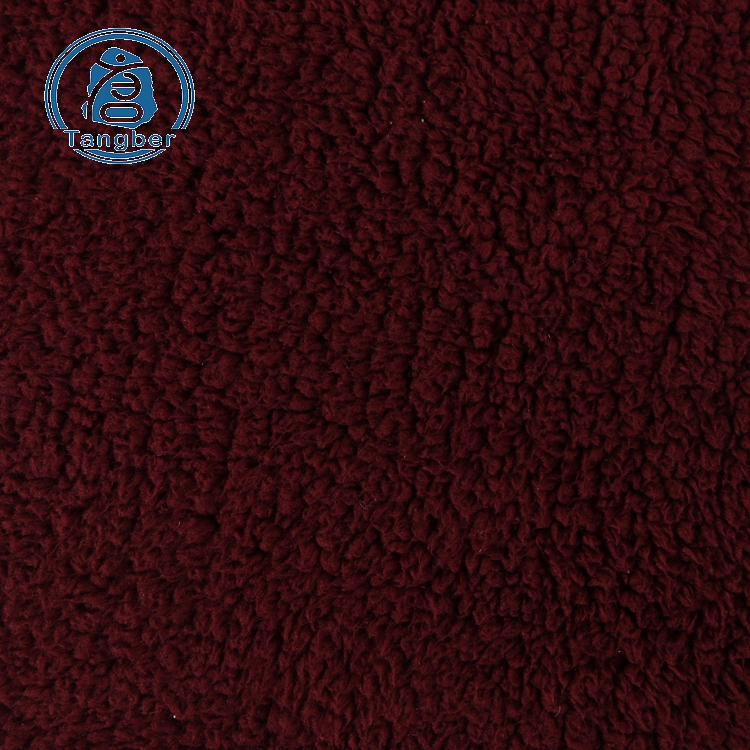 100% Polyester Micro Polar Fleece Knitted Bonded Sherpa Fleece Fabric