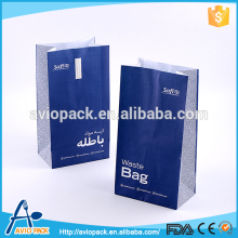 Top quality blue paper disposable sick vomit bag