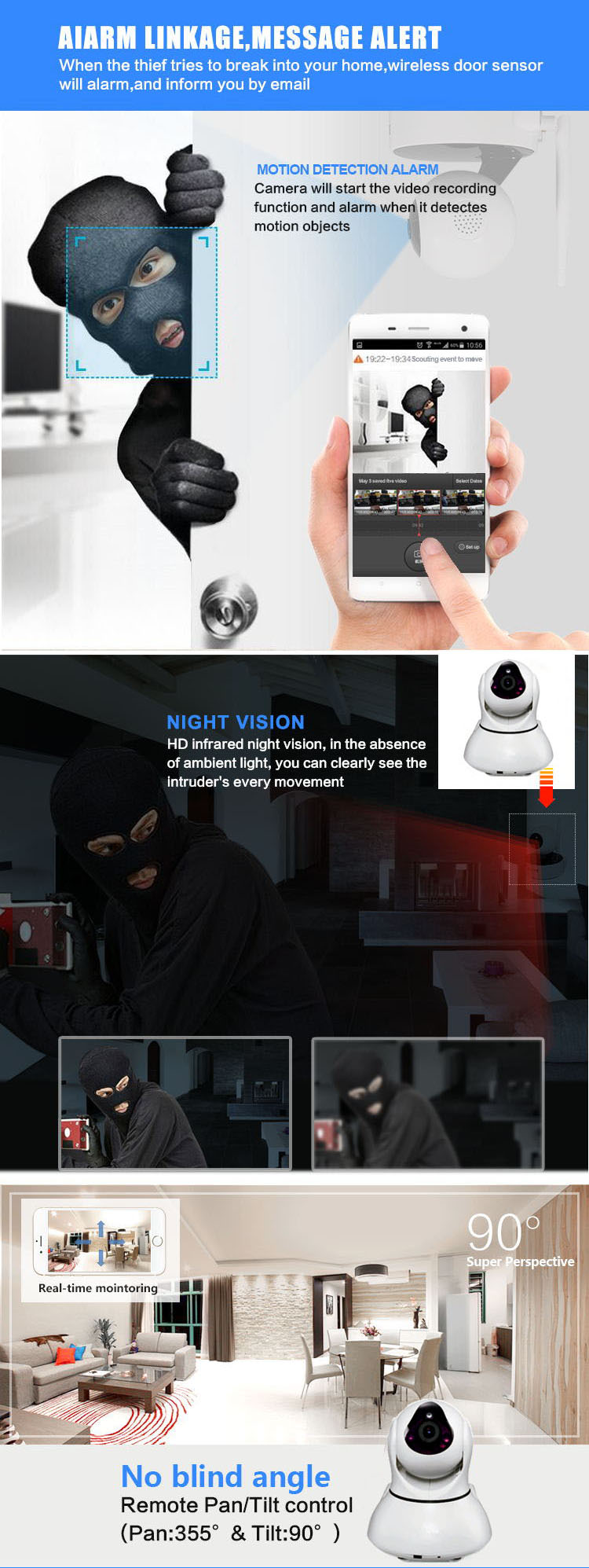 night vision ip camera