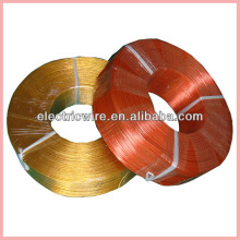 single core round speaker wire transparent yellow, transparent red