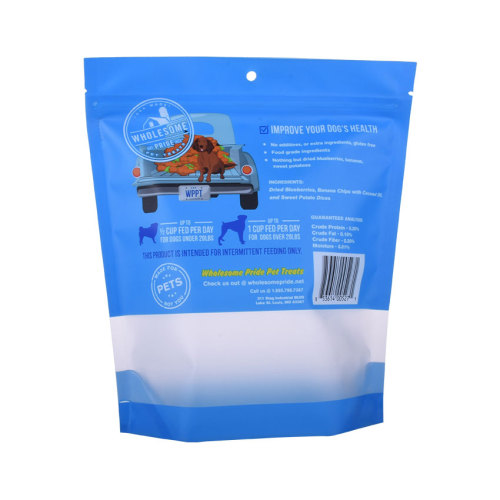 Pet Food Compostable Plastic Ziplock Poss