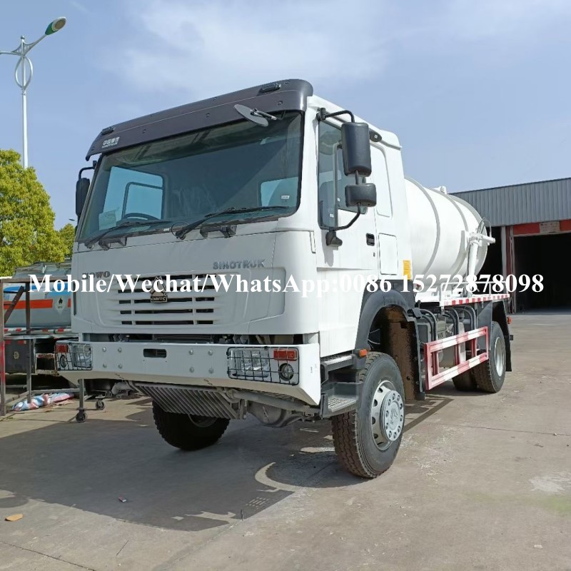 4x4 6x6 camión de alcantarillado fuera de la carretera (6) 4x4 6x6 Off Road Sewage Truck (6)
