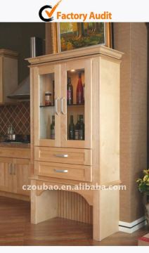 Shaker Door Natural Maple Kitchen Cabinet