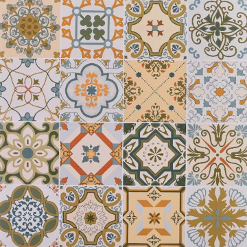 24x24 moroccan ceramic tile turkey decor