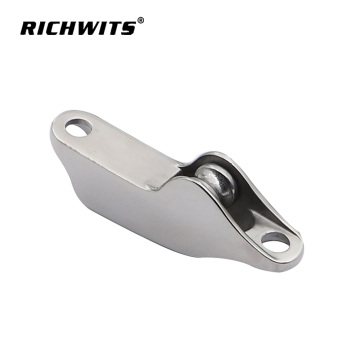 Marine hardware deck rope cleat 316 Stainless Steel rope cleat with pulley