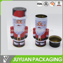 Santa claus metal tin made personalized tin box