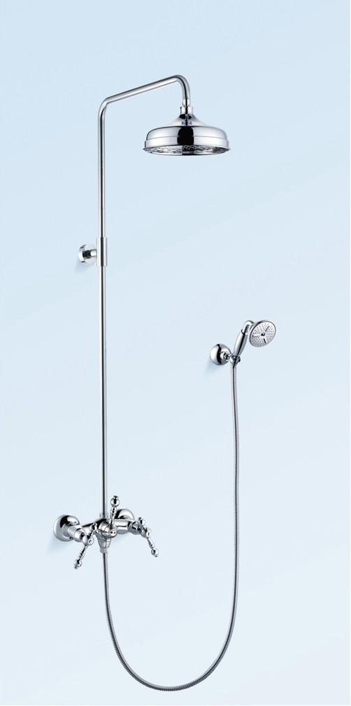 Florence Vintage Brass Shower System ○