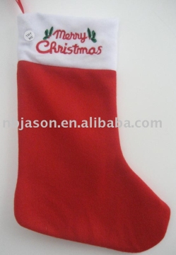 Christmas fibre optic stocking christmas decoration
