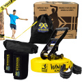 Slackline Ninja Course For Kids Playing