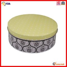 metal round candle packaging tin boxes