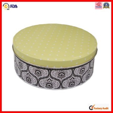 metal round candle packaging tin boxes