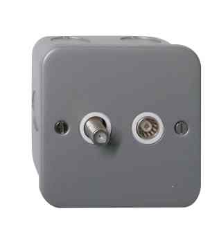 1GANG TV & SATELLITE SOCKET