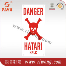 mild steel sheet danger hatari plates