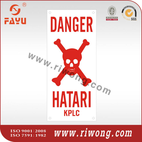 warning triangle plate/warning sign plate/warning round plate