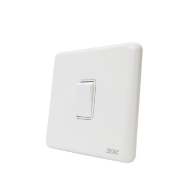 1Gang 1Way Light Switch durable British wall switch