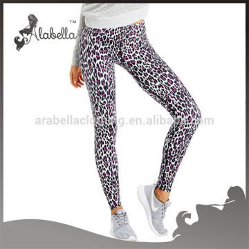 Custom women compression pants print gym running pants wholesale