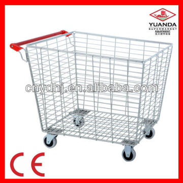 YD-E001 Wire Mesh Trolley Cart/Shopping Cart/Trlloy Cart