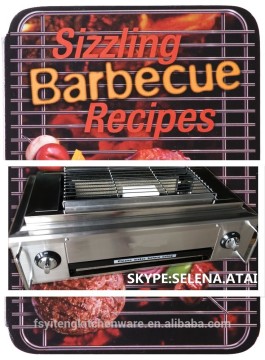 Environmental Portable Rotating BBQ Machine,Gas BBQ Grills, BBQ Table Stove