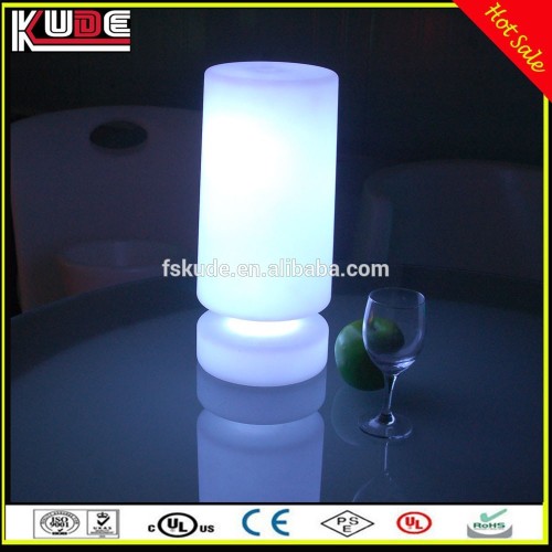 LED Furniture Manufacturer For PE Material Rechargeable LED Table Lamp/Decoration Table Lamp For Bar Party