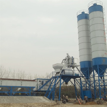 Mini belt type concrete batching plant