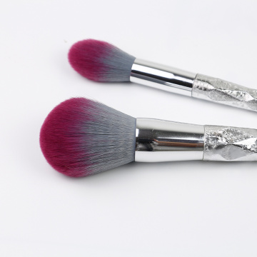 5 piezas de plástico brillante Handleand kit de cepillo de maquillaje